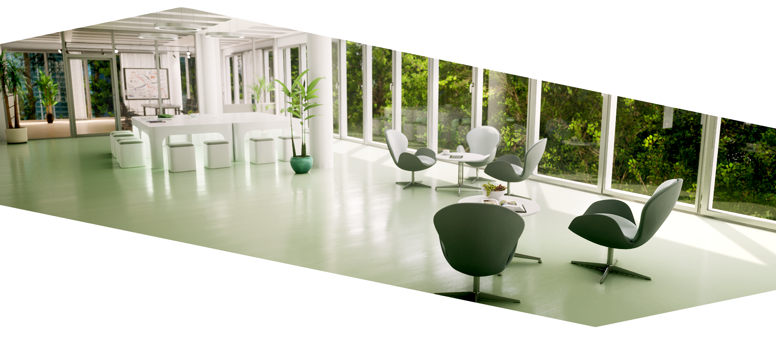 3D-Visualisierung eines Besprechungsraums